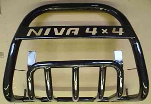 0306-SW Frontschutzbügel 4x4 klein schwarz Lada Niva (bis Baujahr 2015)